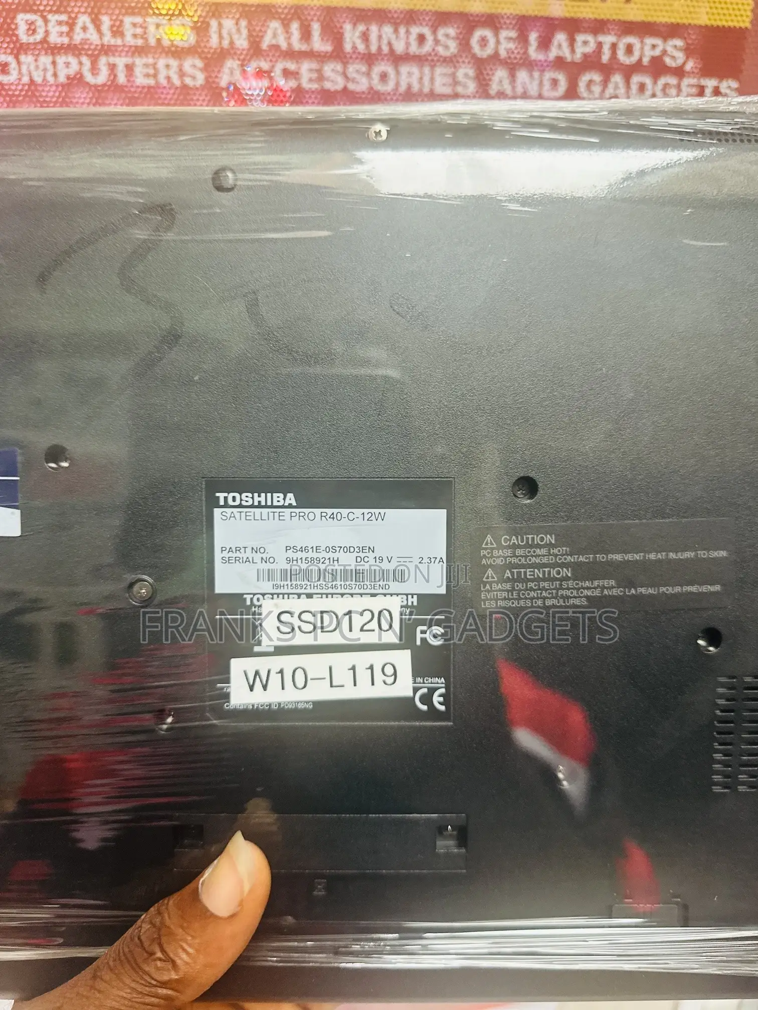 Laptop Toshiba Satellite Pro C640 8GB Intel Pentium SSD 128GB