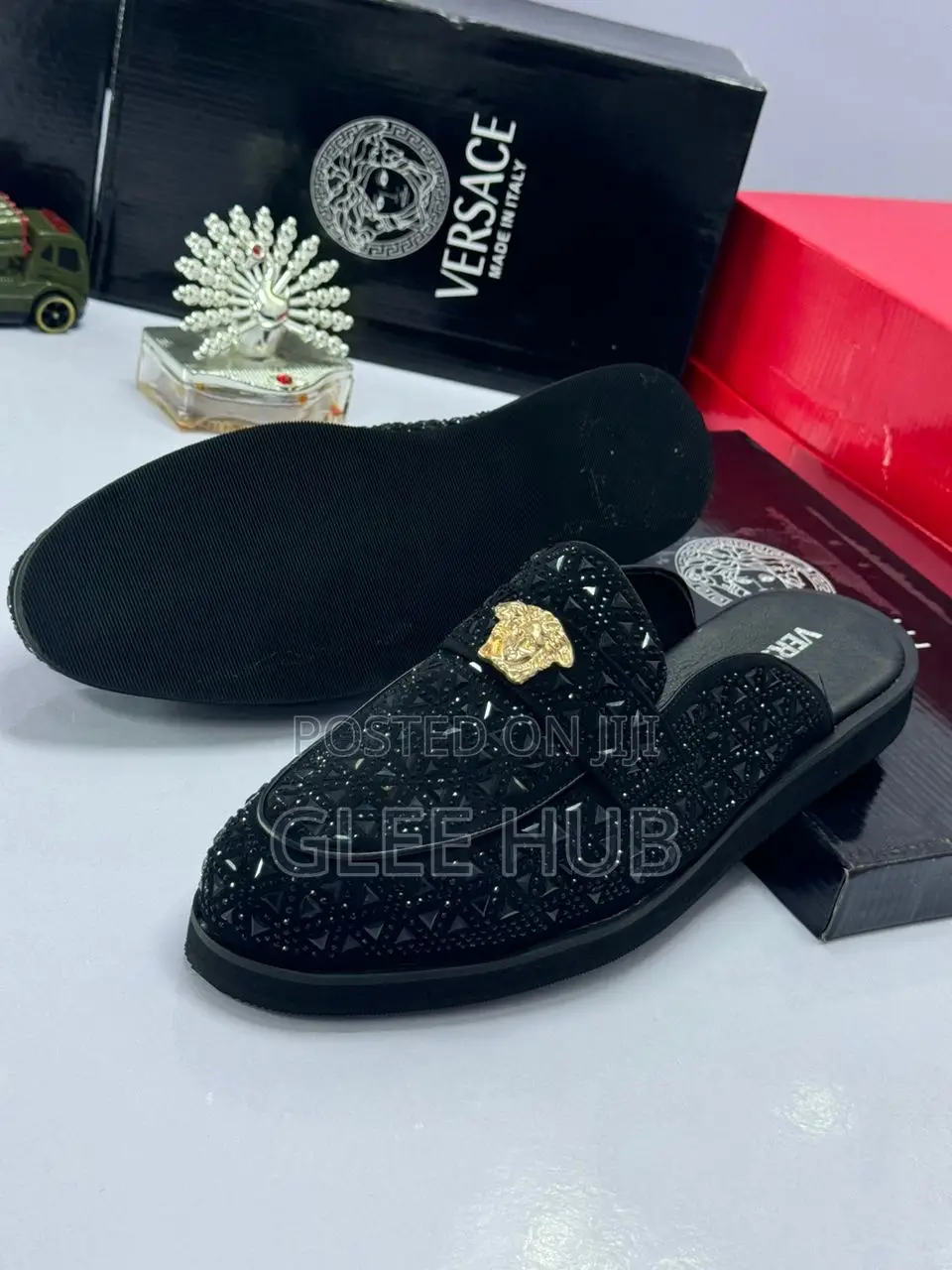 Versace Studded Half Shoes