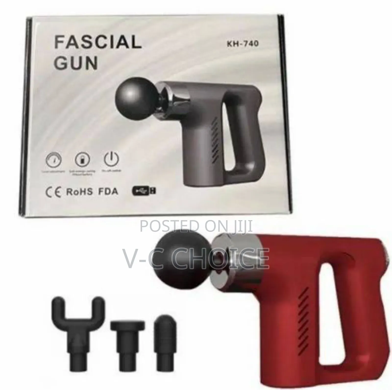 Facial Gun Massager, For Household With 4 Head