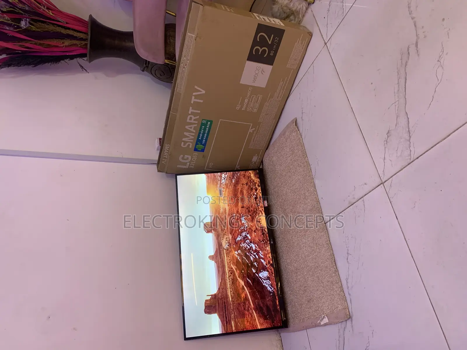 Brand New Lg 32” Android Smart Tv With Netflix and Youtube Available