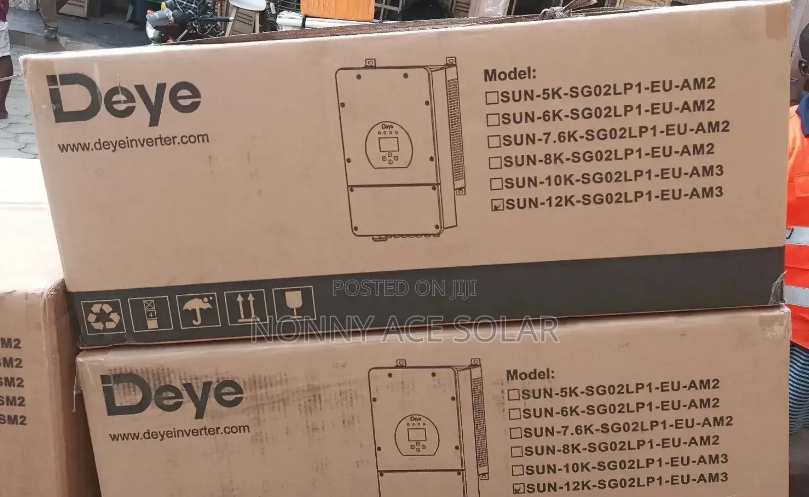 Deye 12kw Hybrid Inverter Three Phase 48v