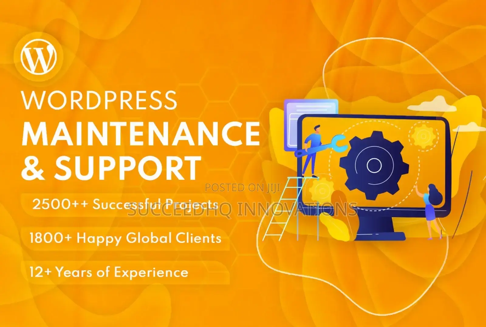 Fullstack Website Maintenance Support Wordpress, Wix