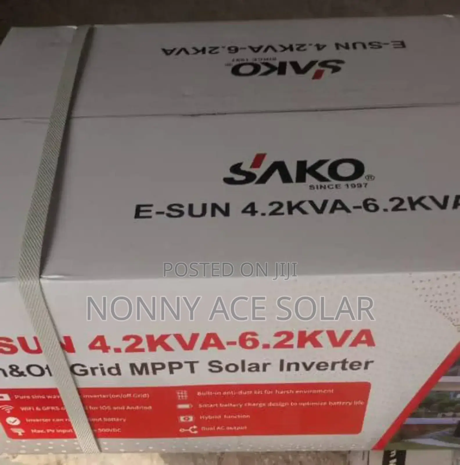 6.2kva 48v Sako Hybrid Inverter With High Voltage Control