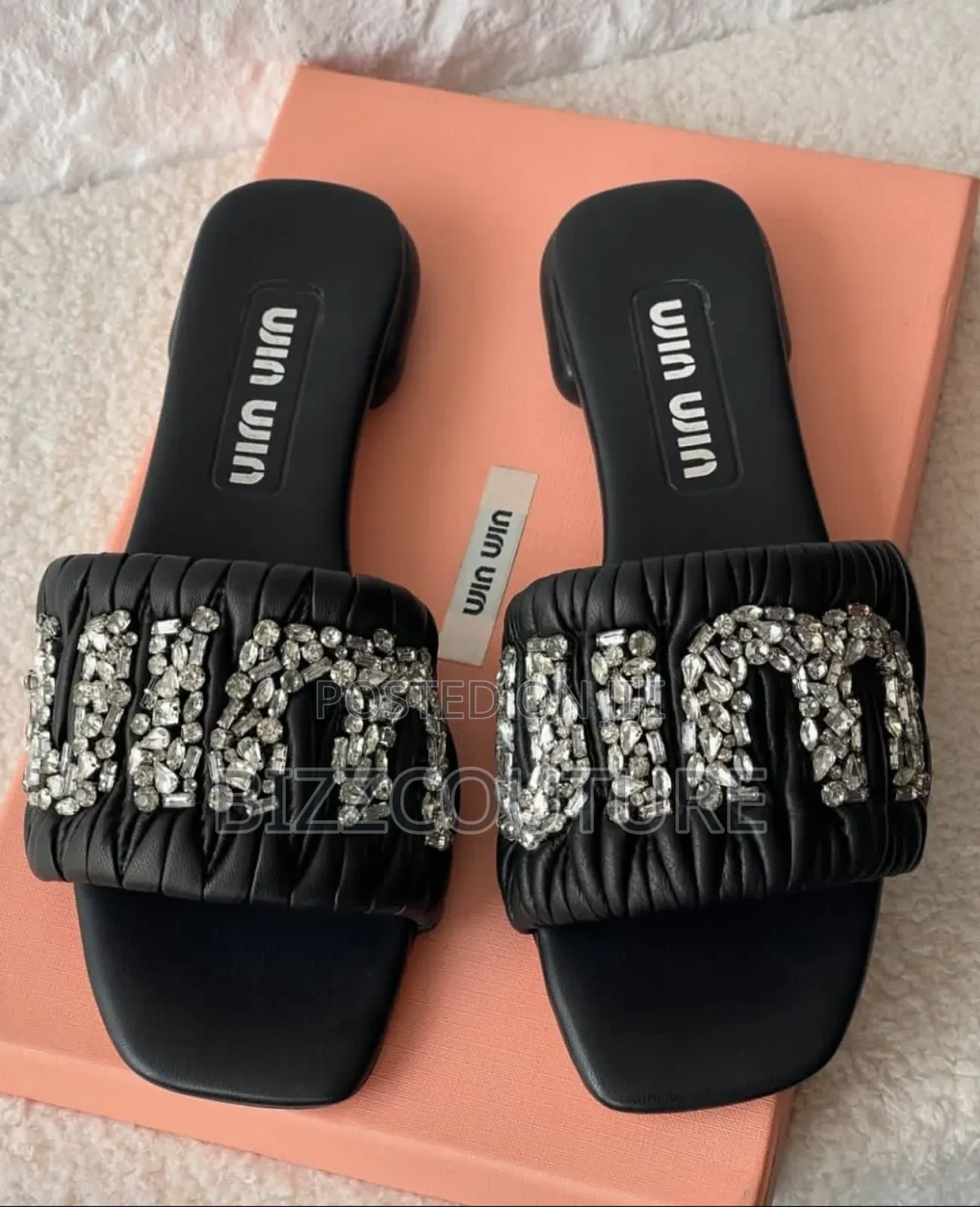 Original Miu Miu Slippers Available in Store