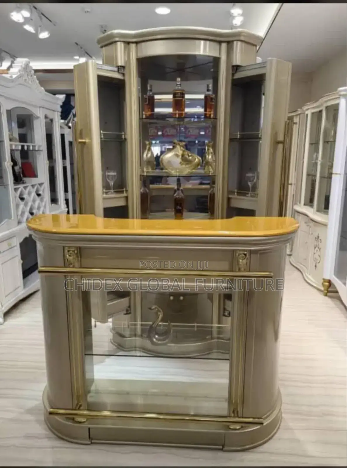 Adjustable Wine Bar With Counter