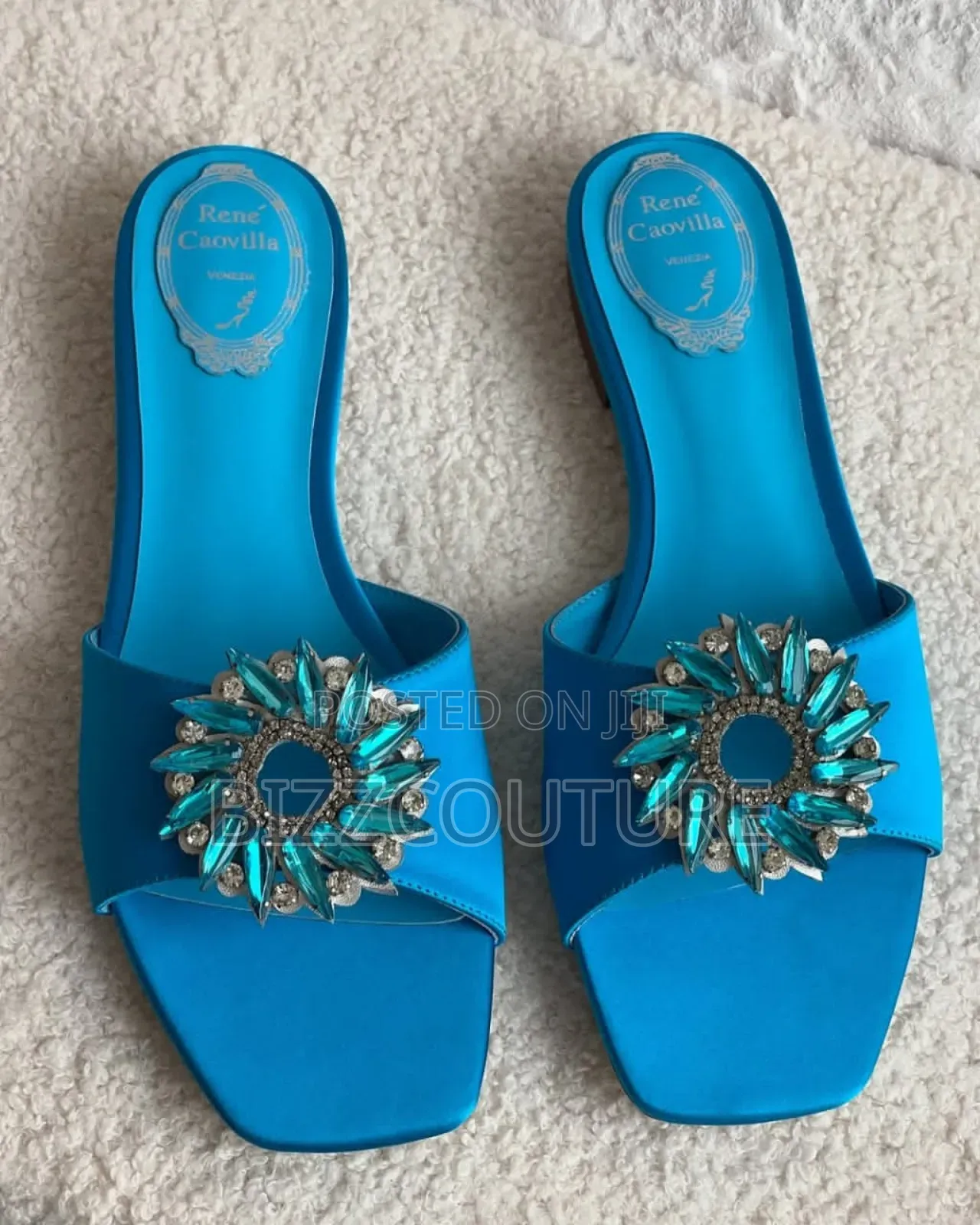 Original Rene Caovilla Slippers Available in Store
