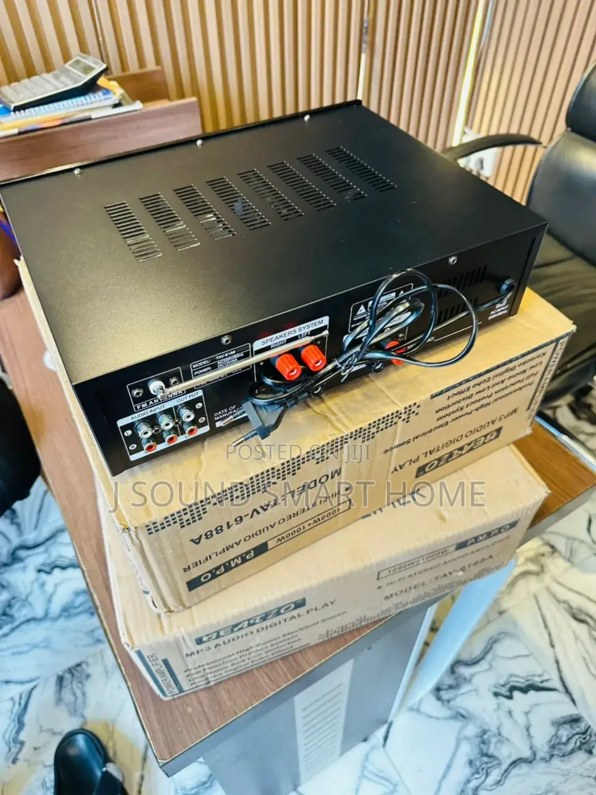2channel Ohms Powered Amplifier For Pop Speakers