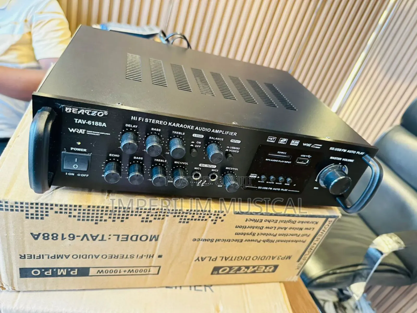 2channel Ohms Powered Amplifier For Pop Speakers