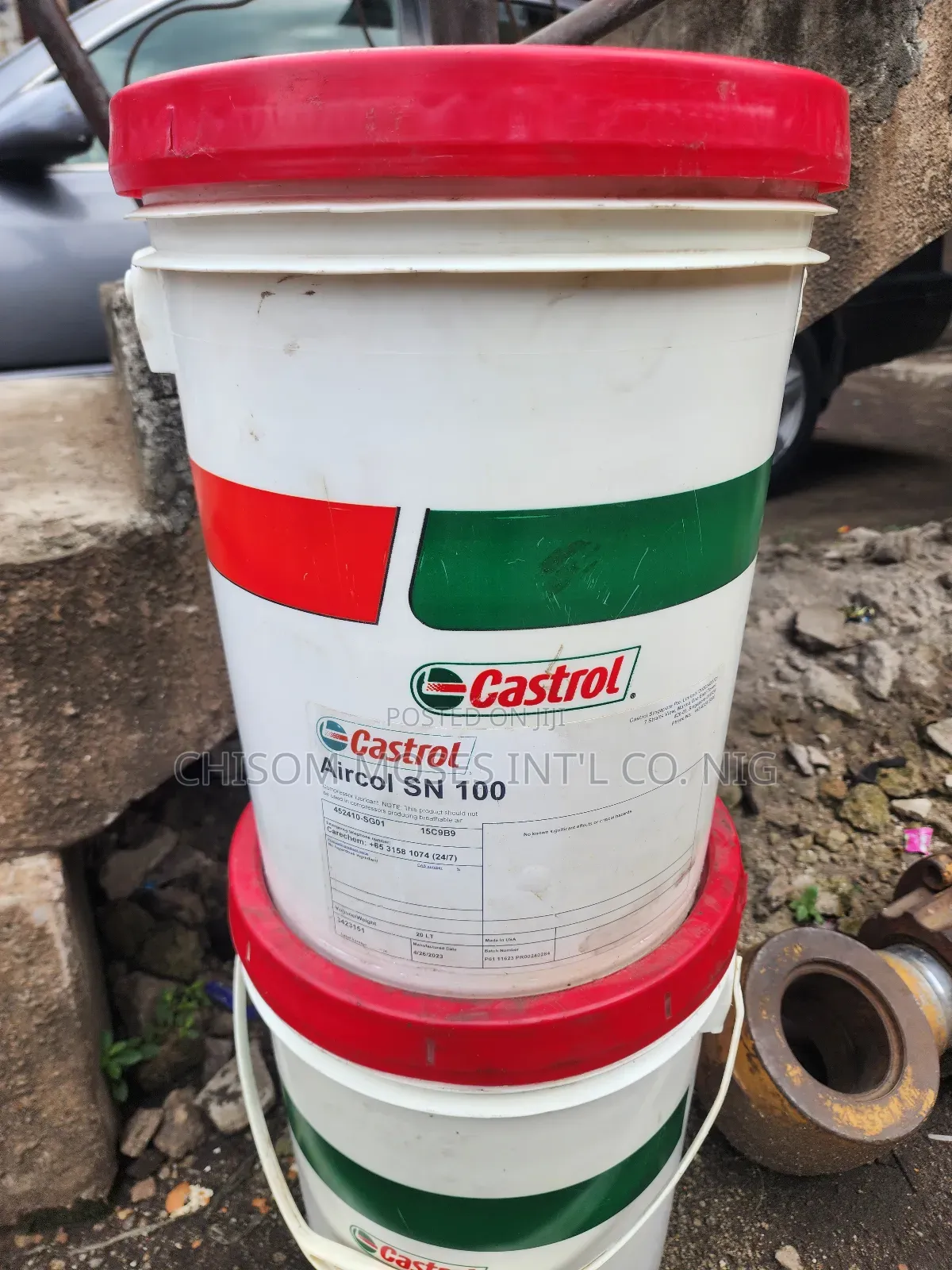 Castrol Aircol Sn100 Synthetic Air Compressor Lubricant