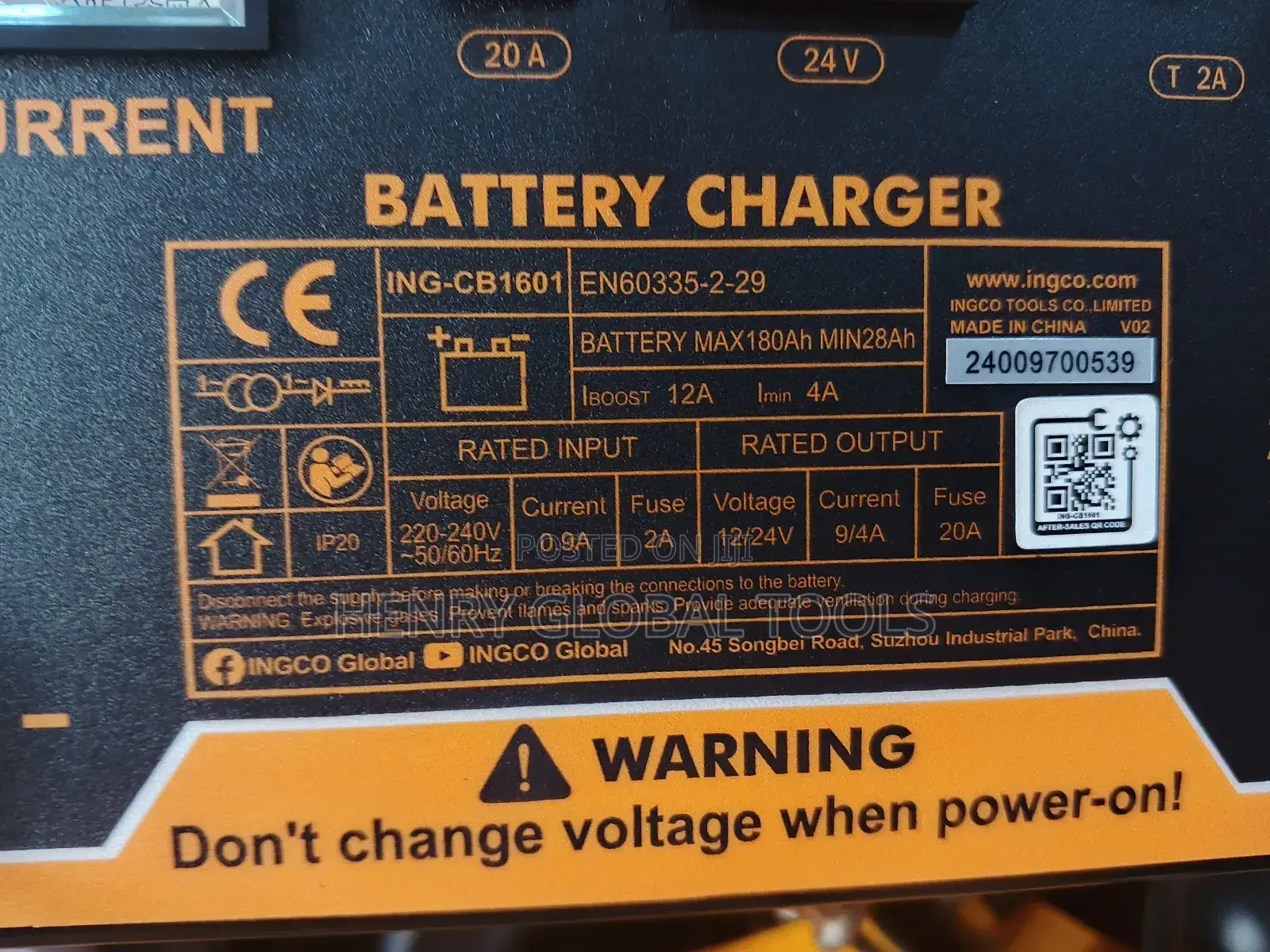 Ingco Battery Charger