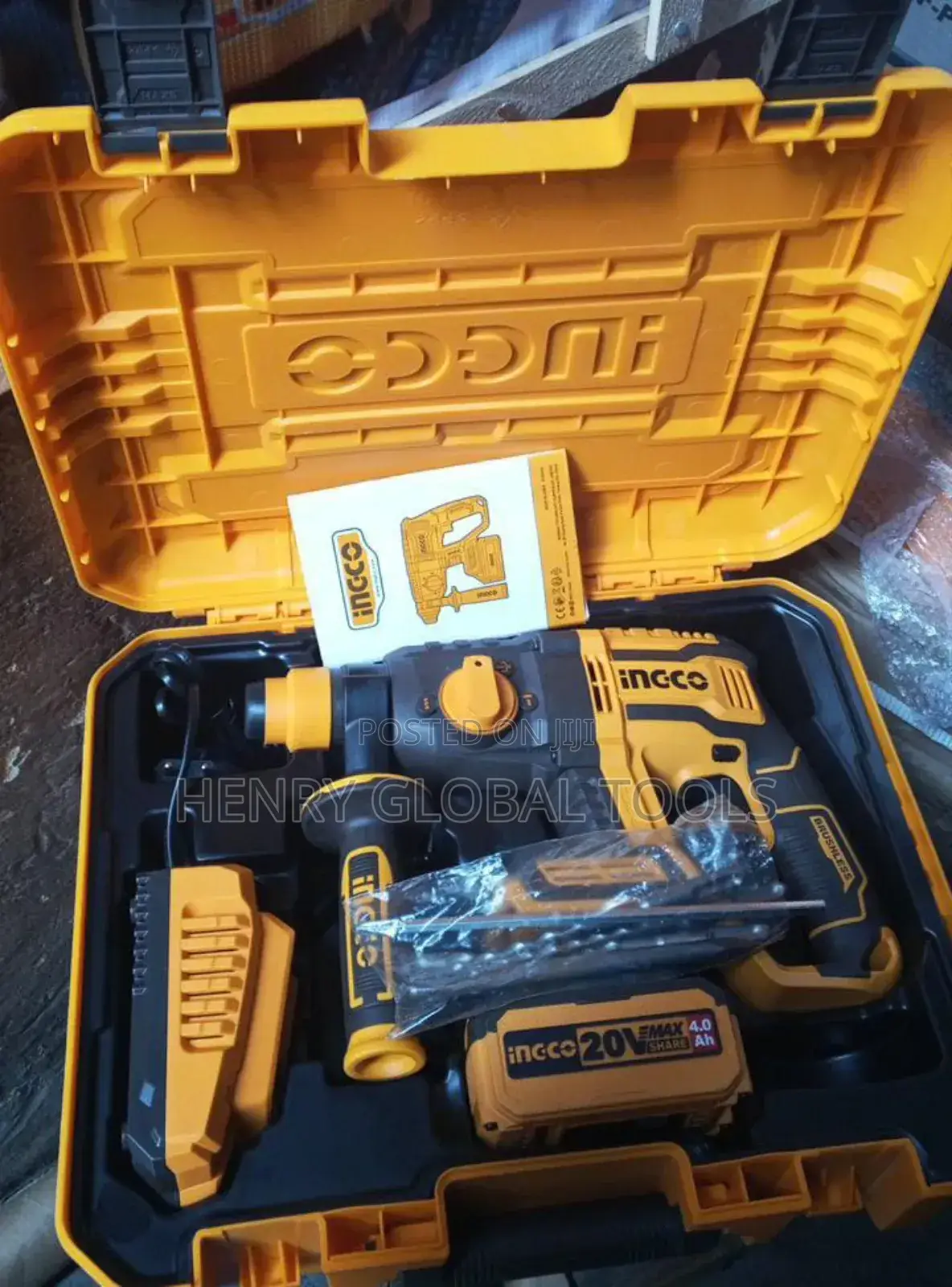 20v Ingco Battery Operated Rotary Hammer Drill