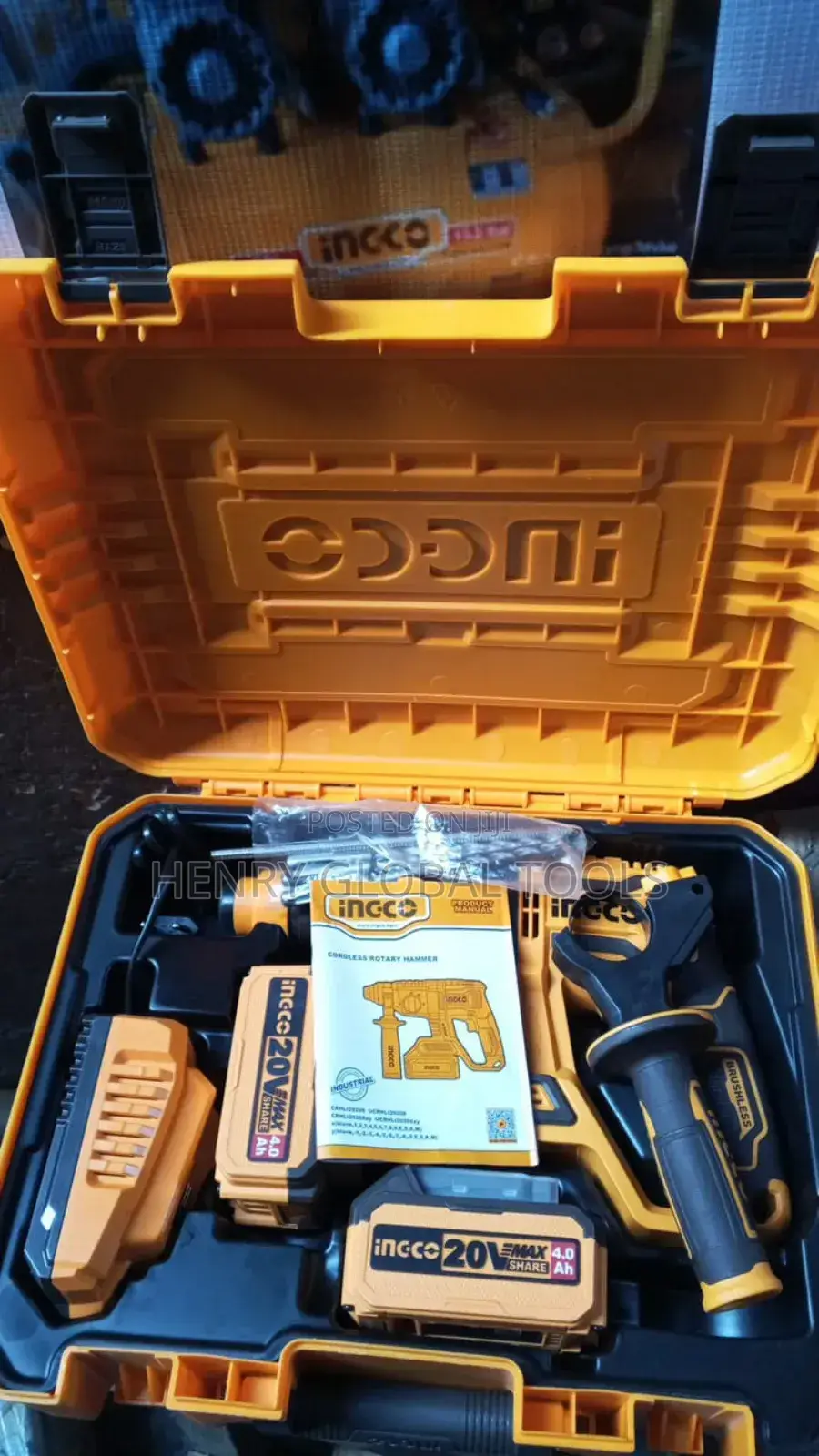 20v Ingco Battery Operated Rotary Hammer Drill