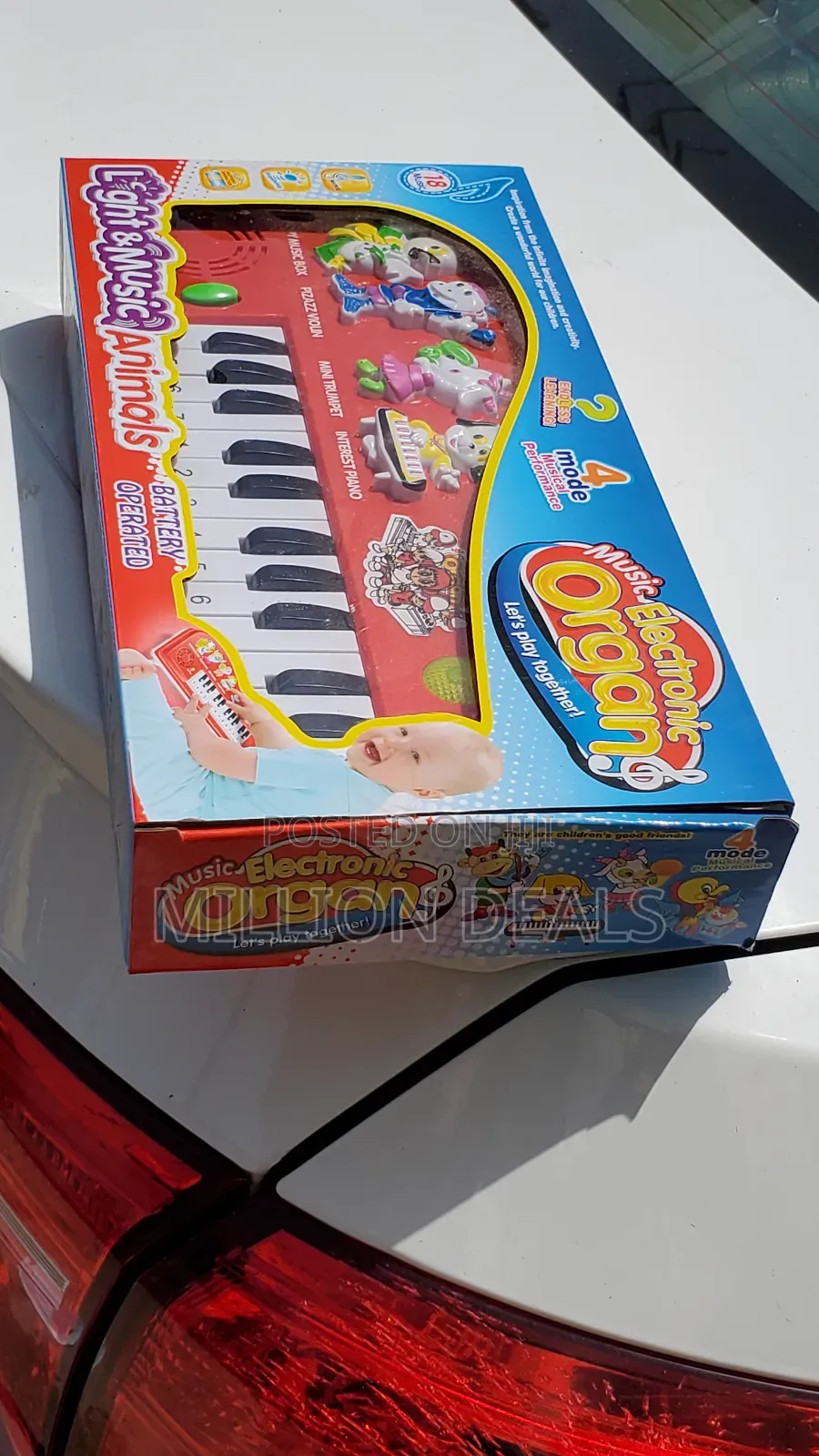 Unique Music Keyboard Kids Toy Ages 3+
