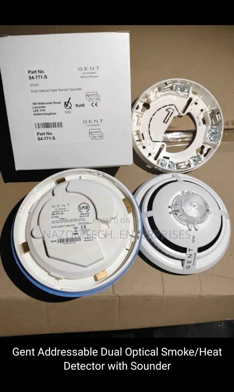 Dual Optical Gent Smoke Detector