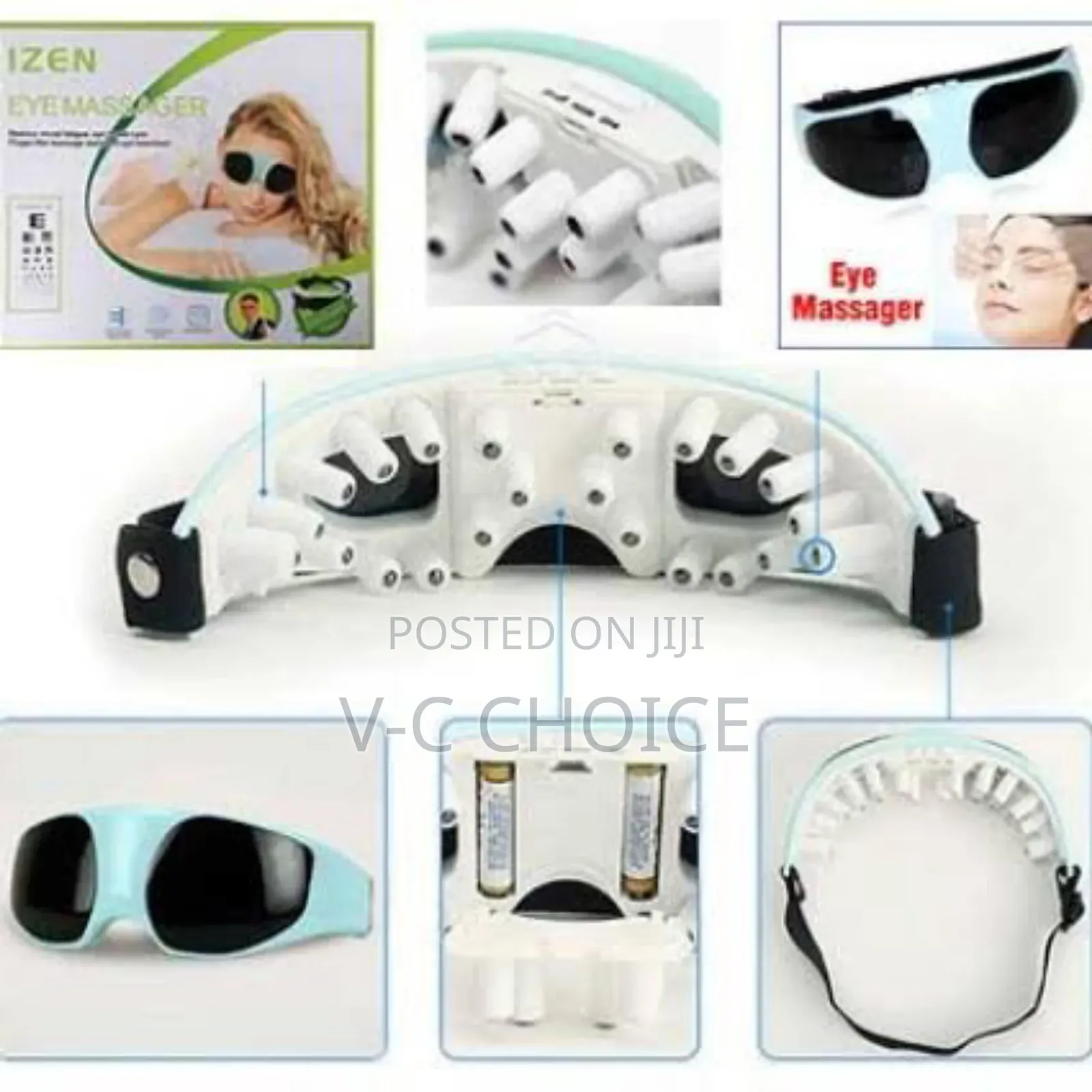 Smart Magnetic Eye Massager Vibration Relieves Eye Care
