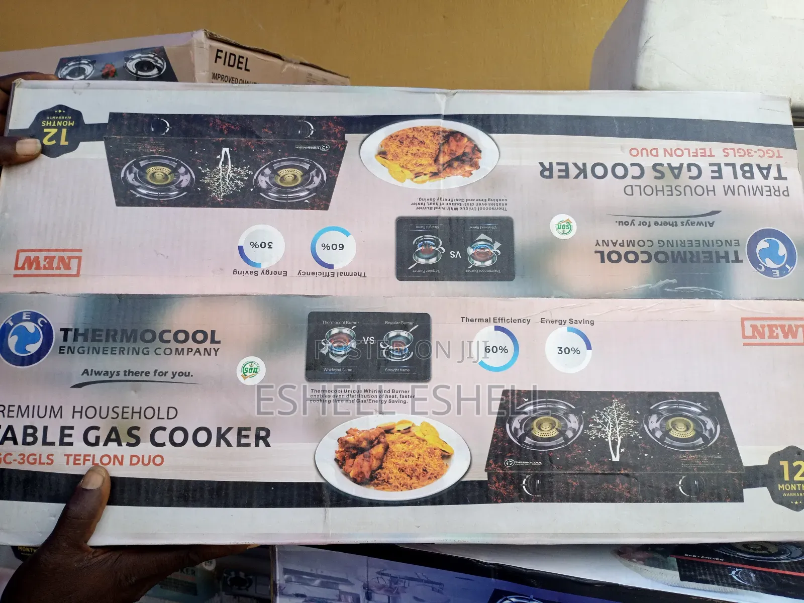 Thermocool Glass Table Top Cooker