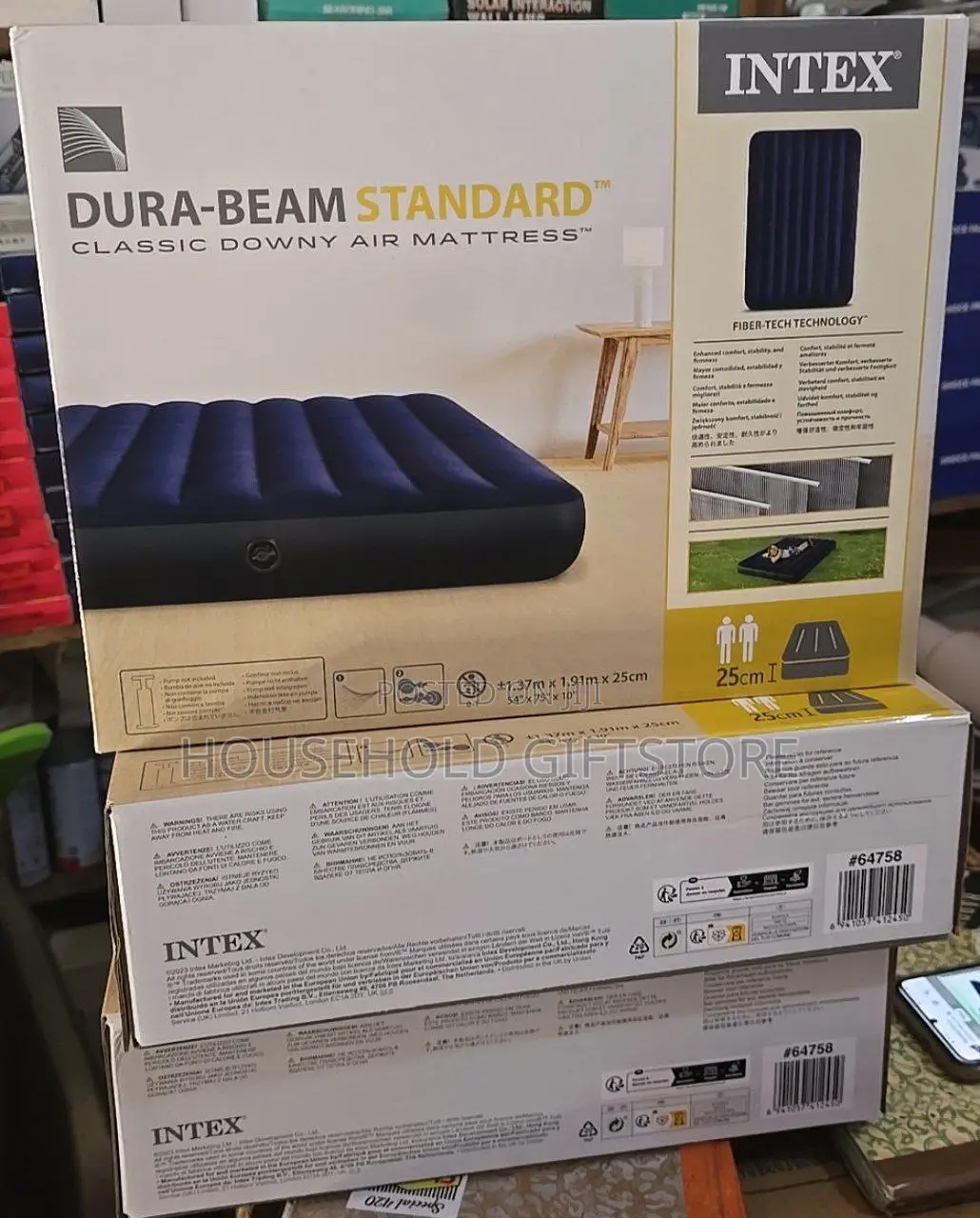 Dura Beam Intex Inflatable Bed With Pump
