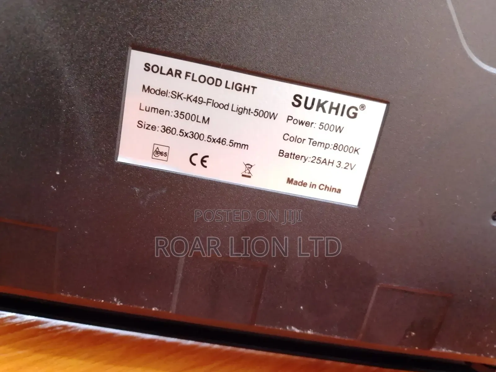 500w Solar Flood Light