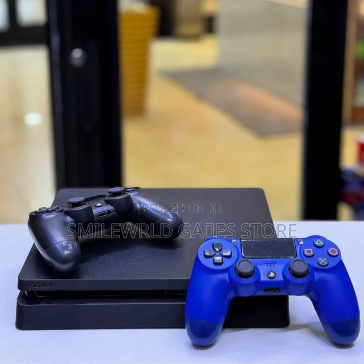 Ps4 Slim 500gb With 2 Pads Plus 12 Games Installed