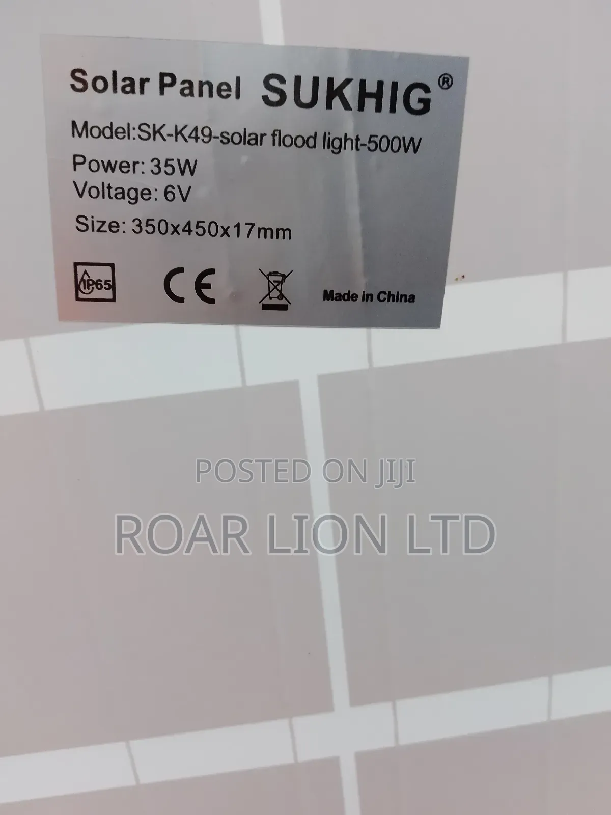 500w Solar Flood Light