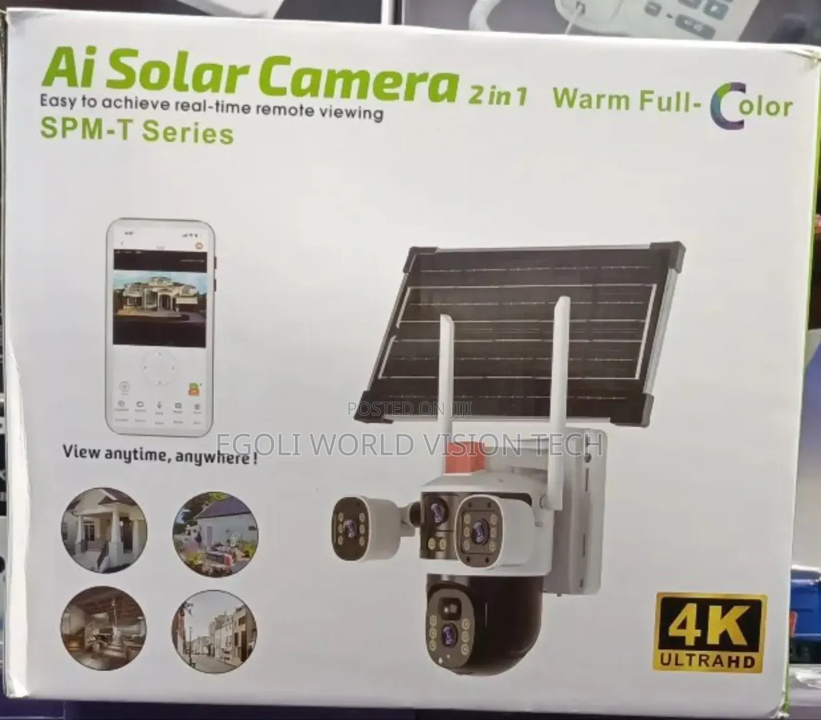 Ai Solar 2in1(Spm-t Series) 3lens Solar Camera T34eu-4g
