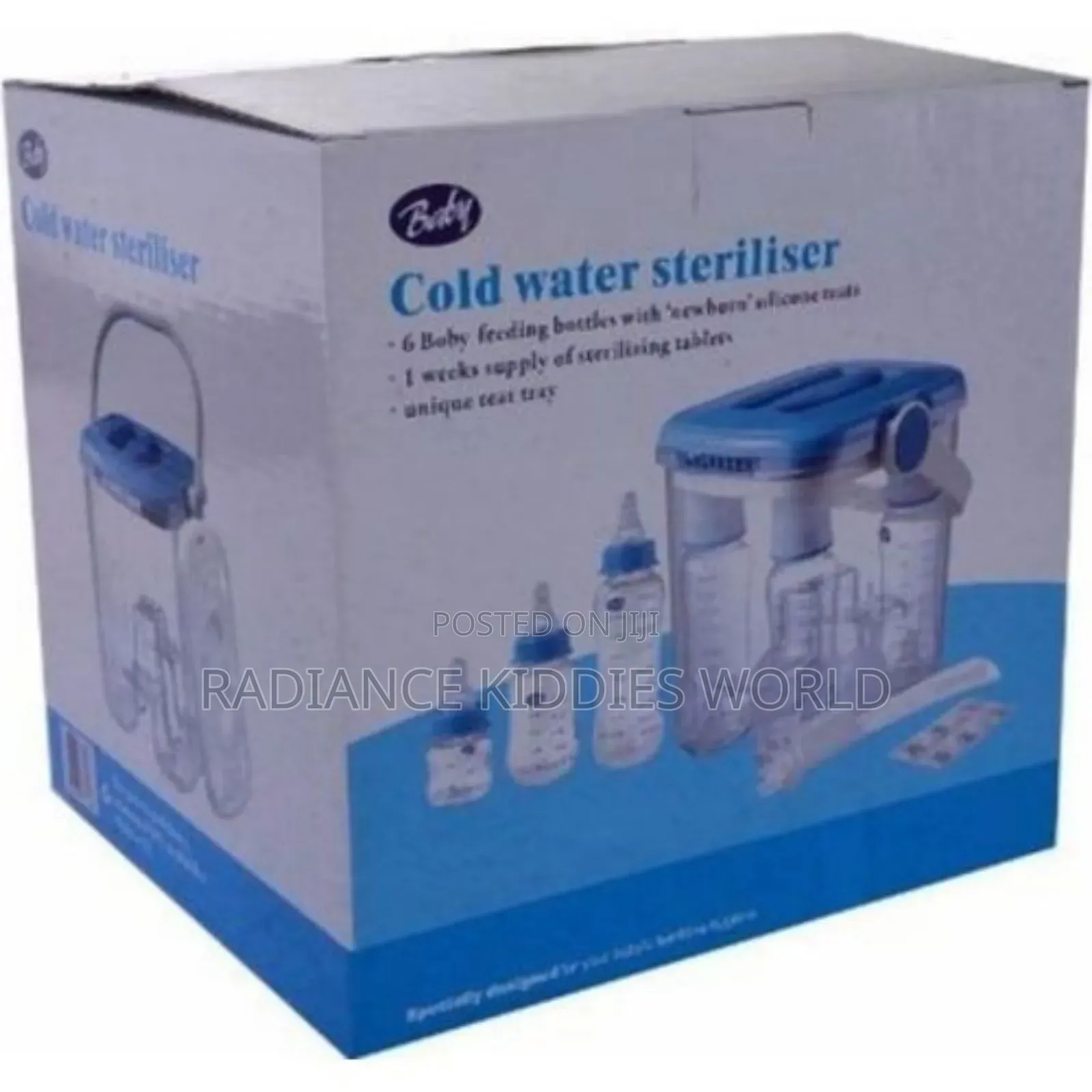 Cold Water Sterilizing Unit With Feeding Bottles