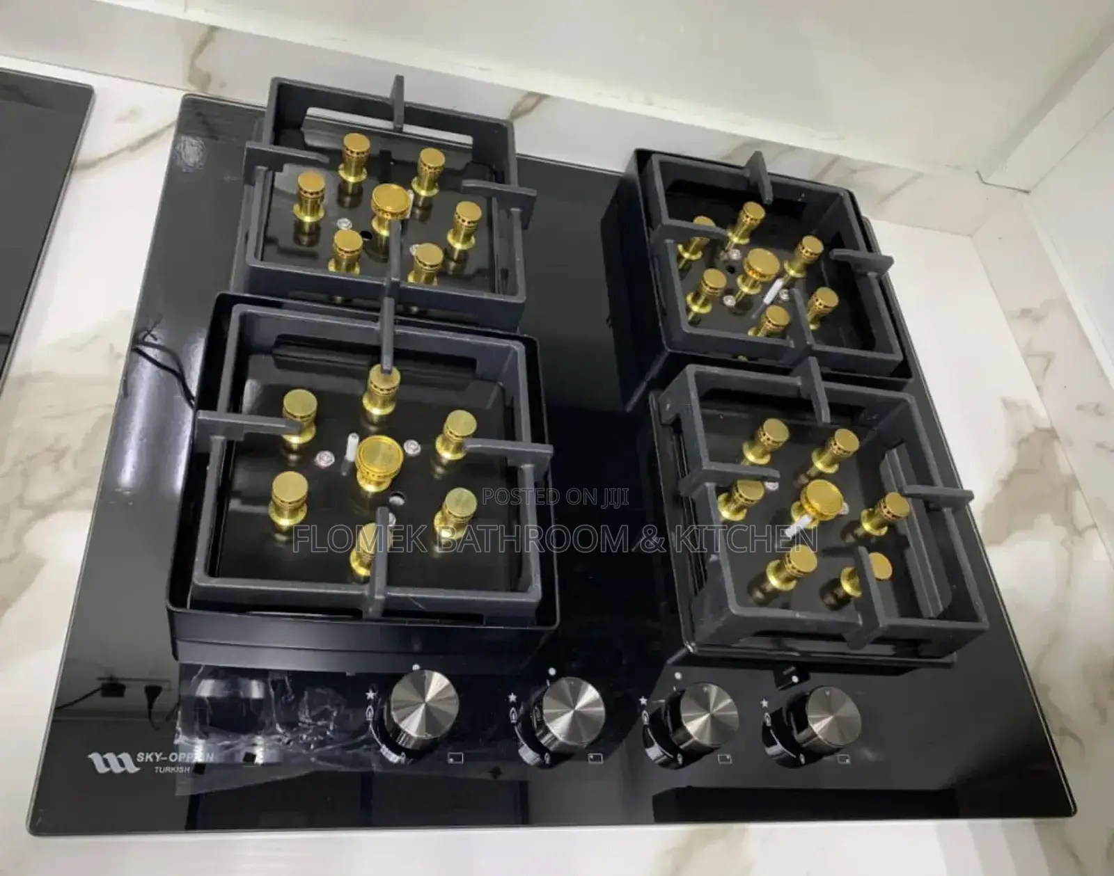 4 Burner Sky Oppein Gas Cooker (Inbuilt)