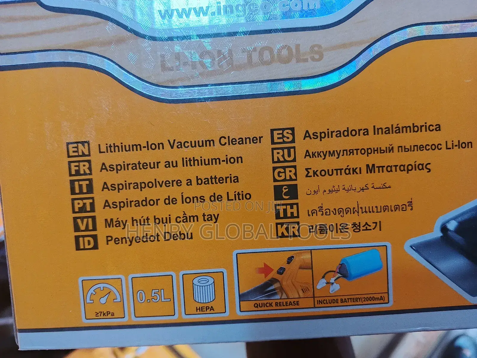 12volt Ingco Vacuum Cleaner