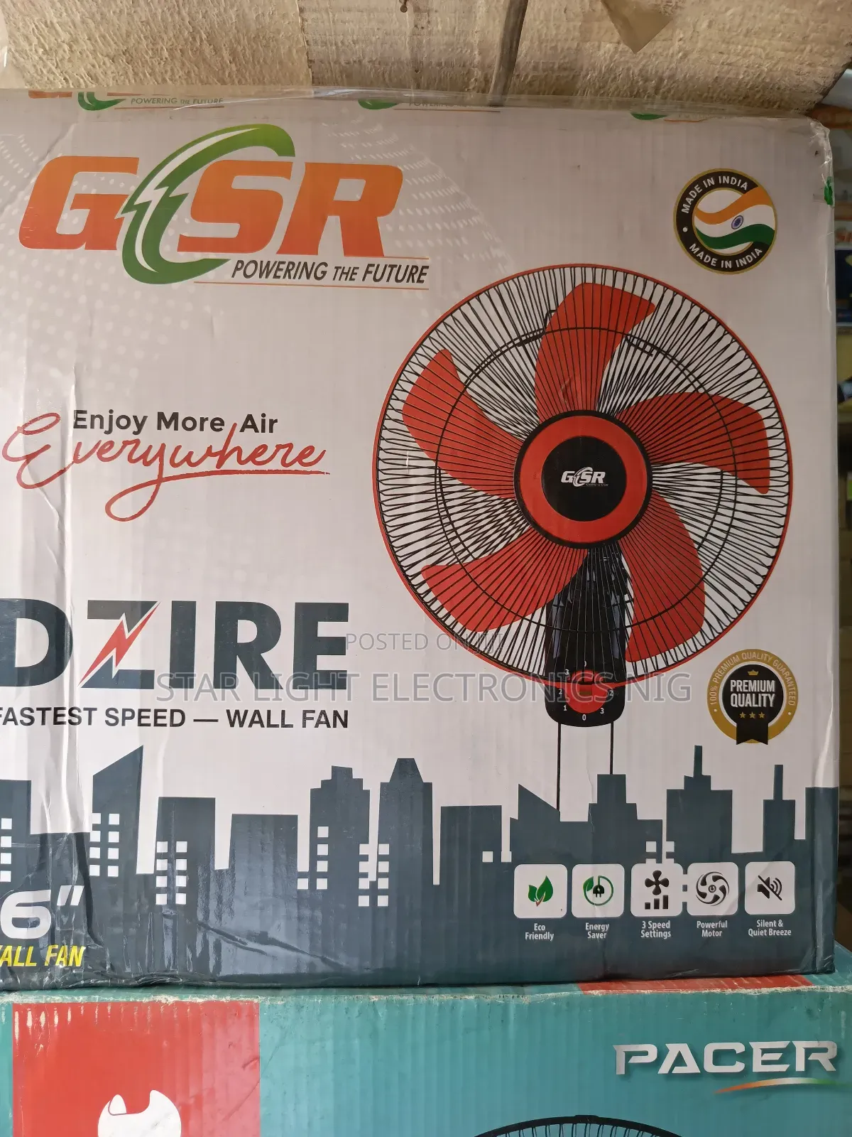 16 Inches Wall Fan Original