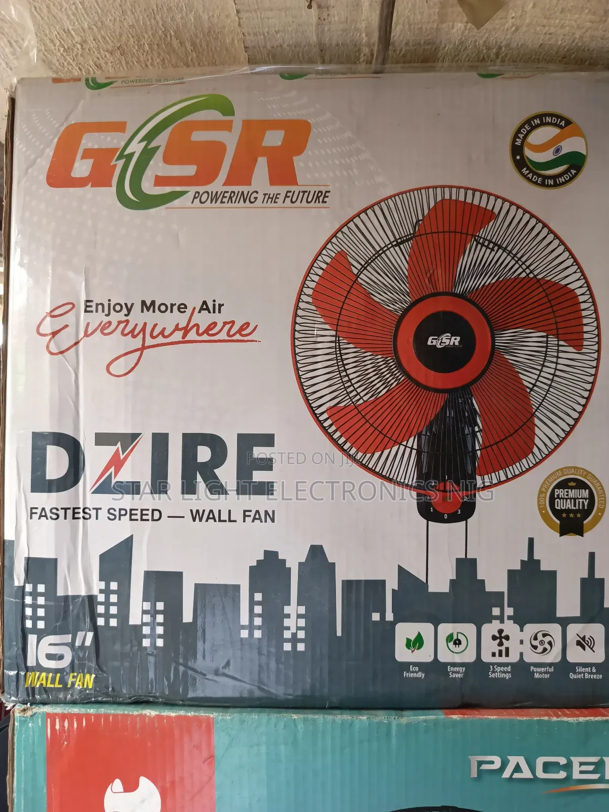 16 Inches Wall Fan Original