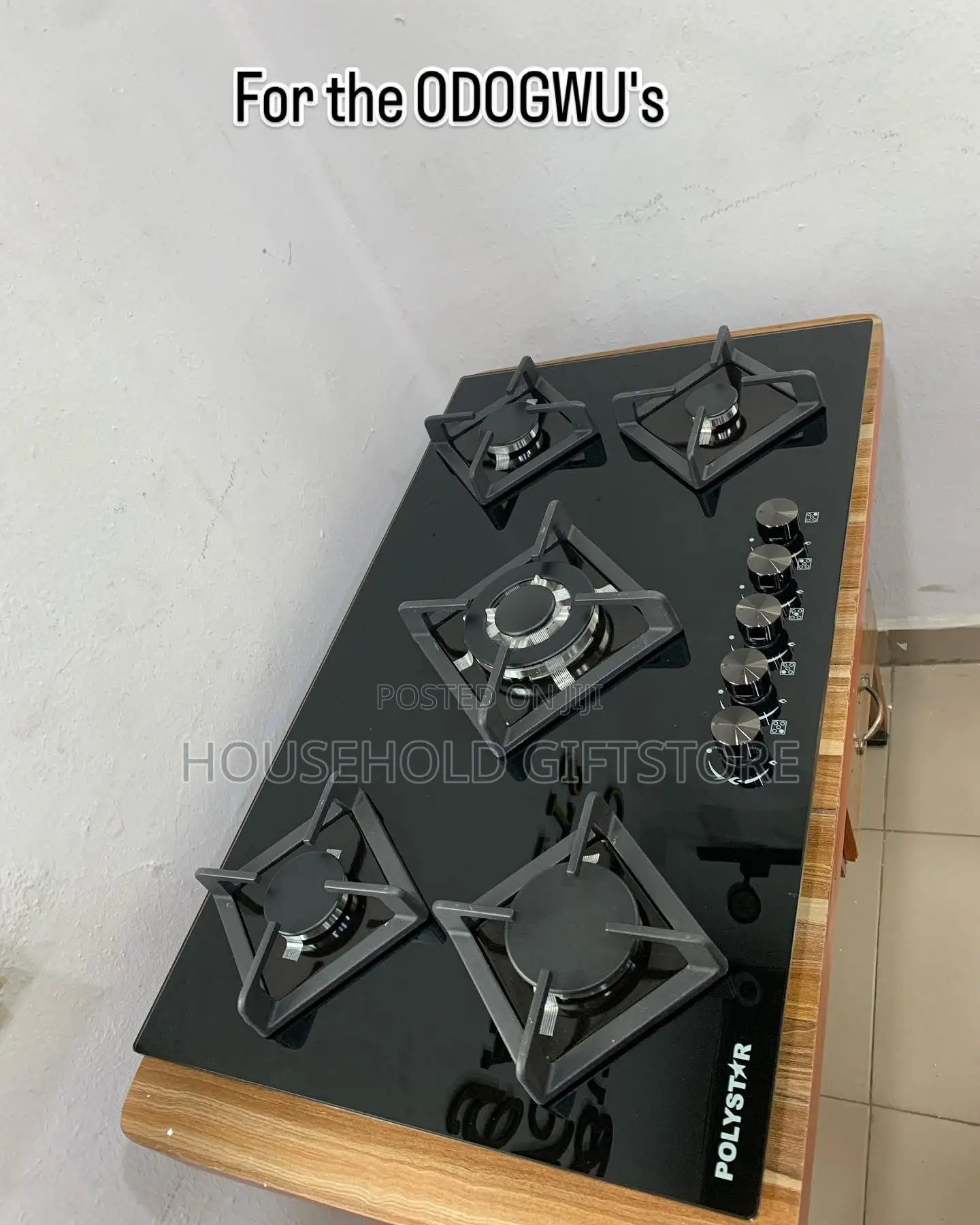 Polystar 5burner Inbuilt Gas Cooker (Pv-Hb5g5848)