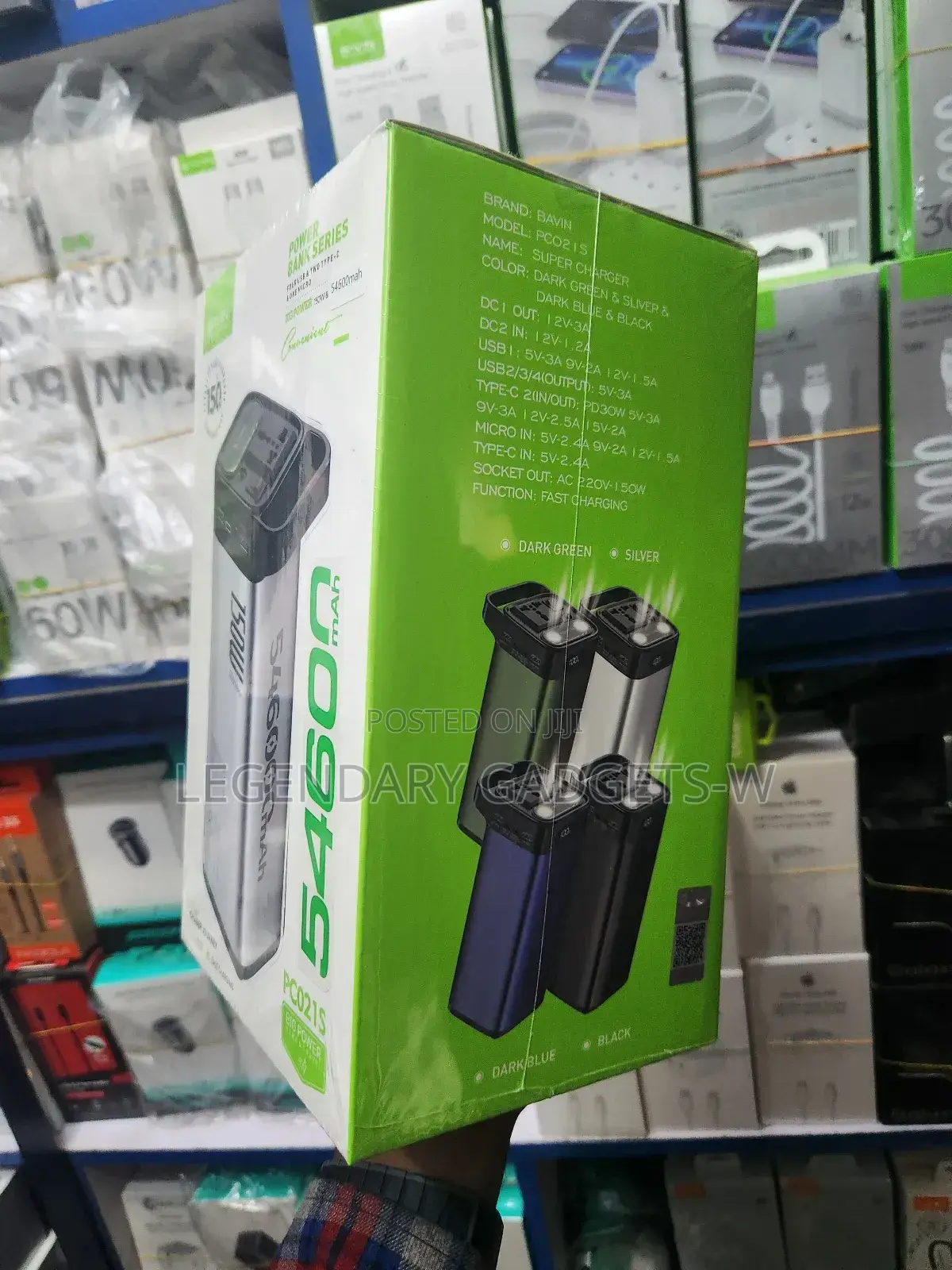Bavin 54,600mah Powerbank Charging Laptop 150w Power Max