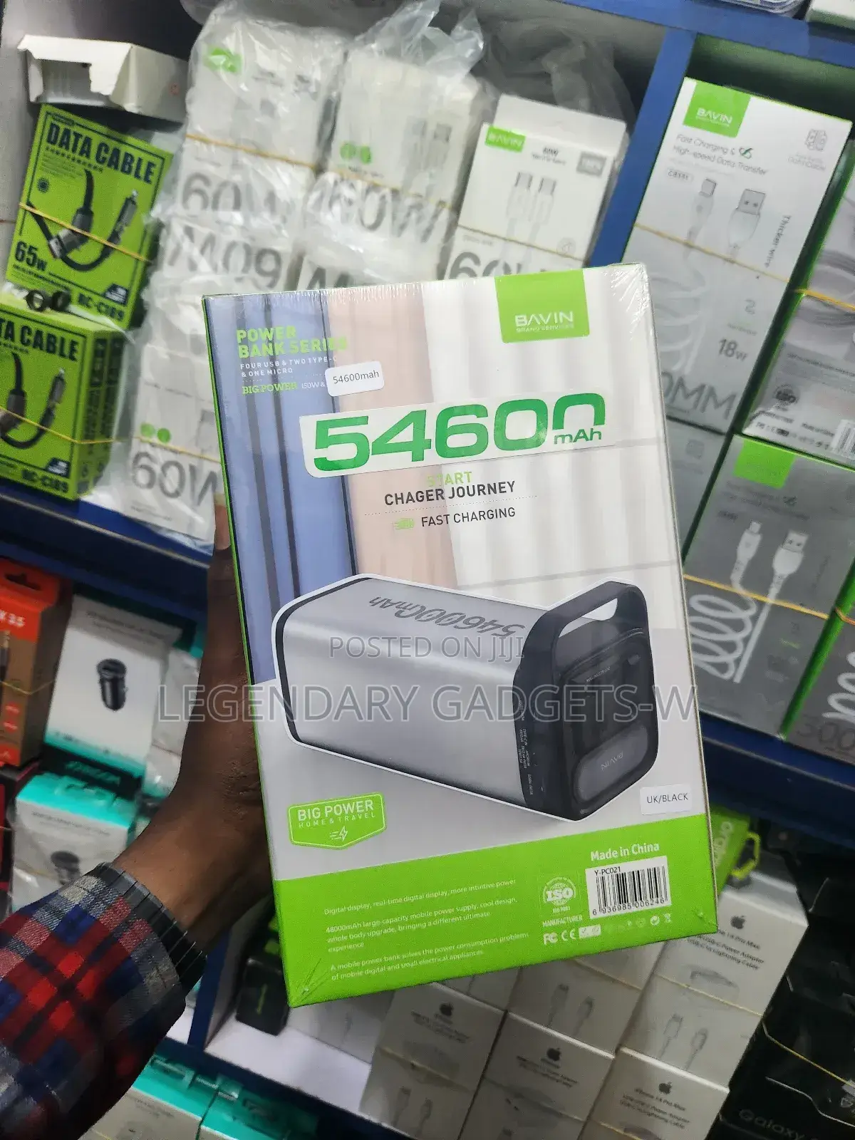 Bavin 54,600mah Powerbank Charging Laptop 150w Power Max