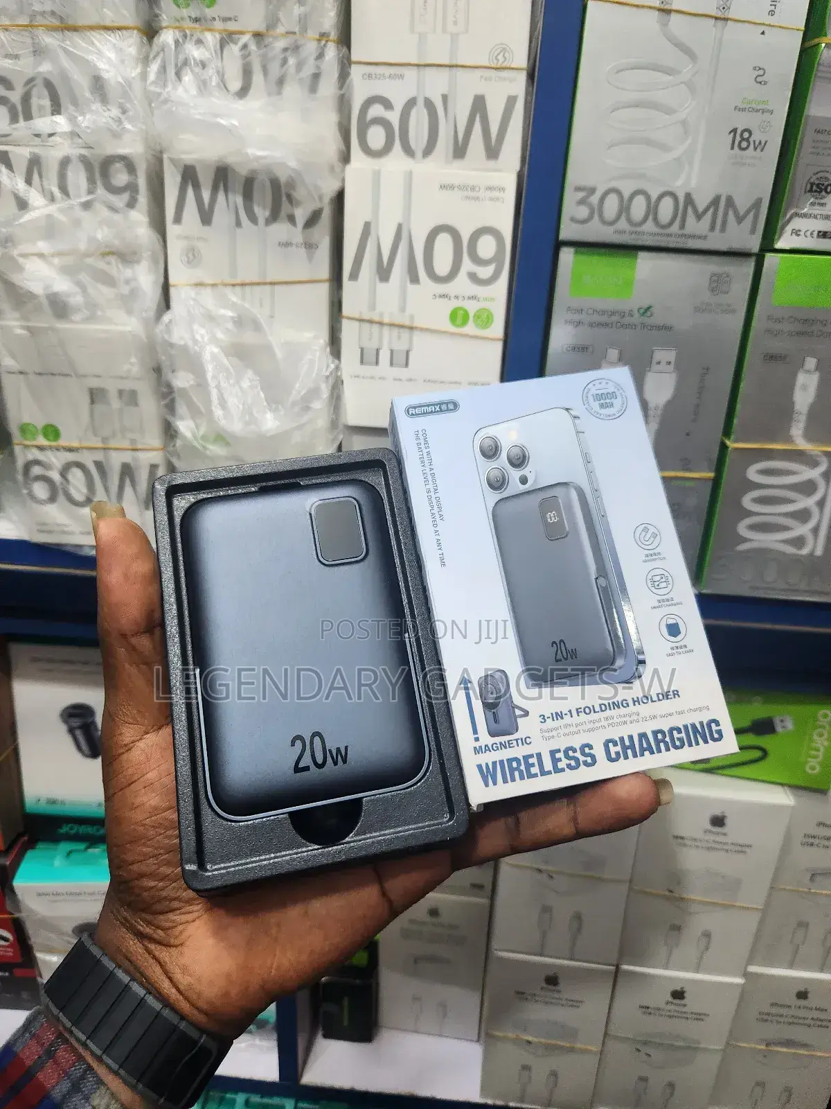 Remax 10,000mah Powerbank Wireless Charge 15w 20w