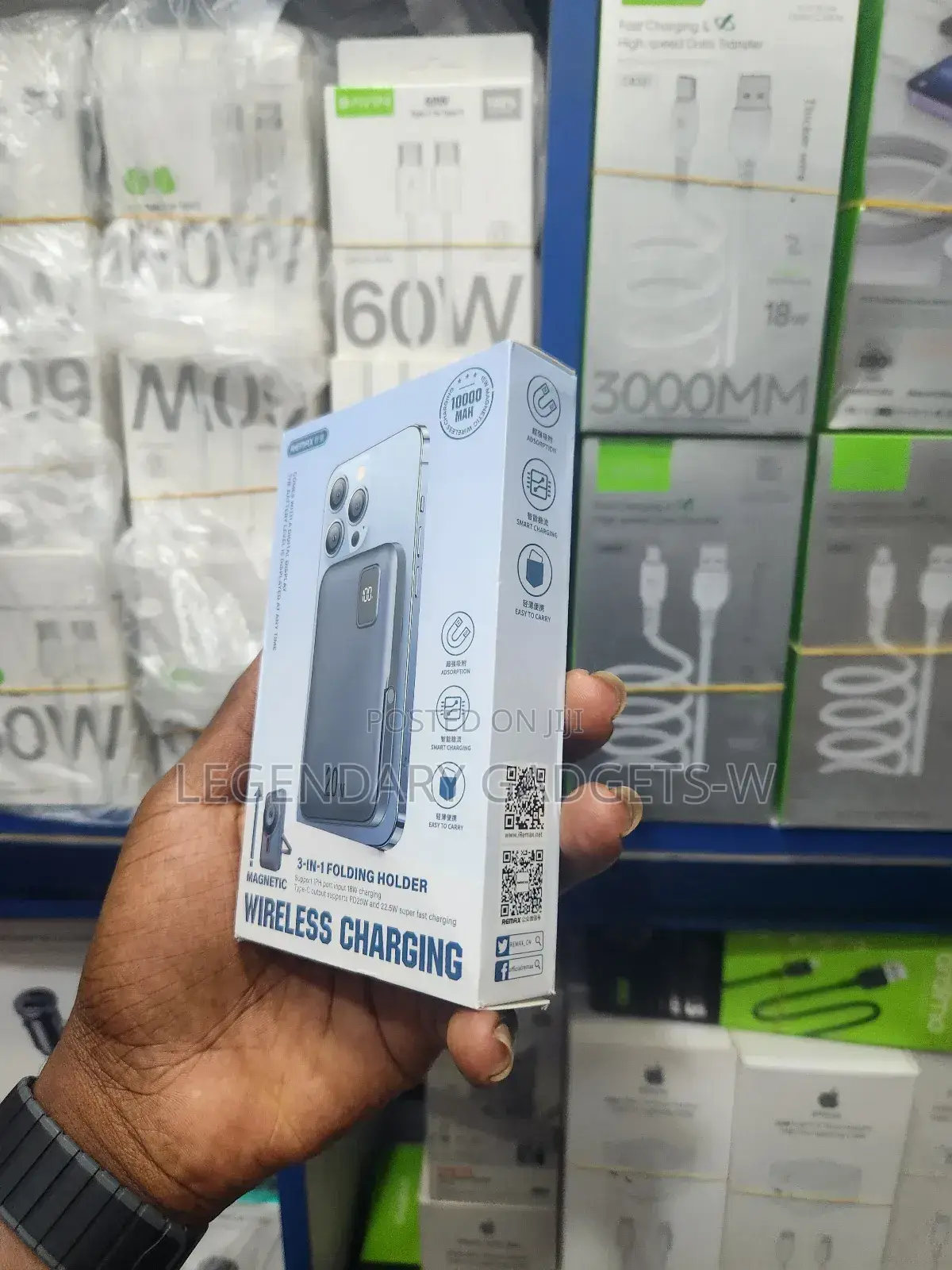 Remax 10,000mah Powerbank Wireless Charge 15w 20w