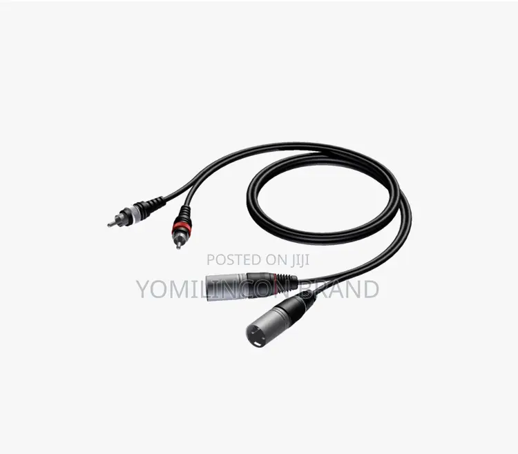 Procab Cab701 2 X XLR Male – 2 X Rca/Cinch Male (3m)