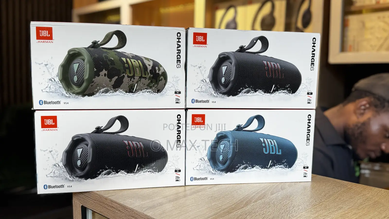 Jbl Jbl-charge 6 Waterproof & Dustproof Bluetooth Speaker