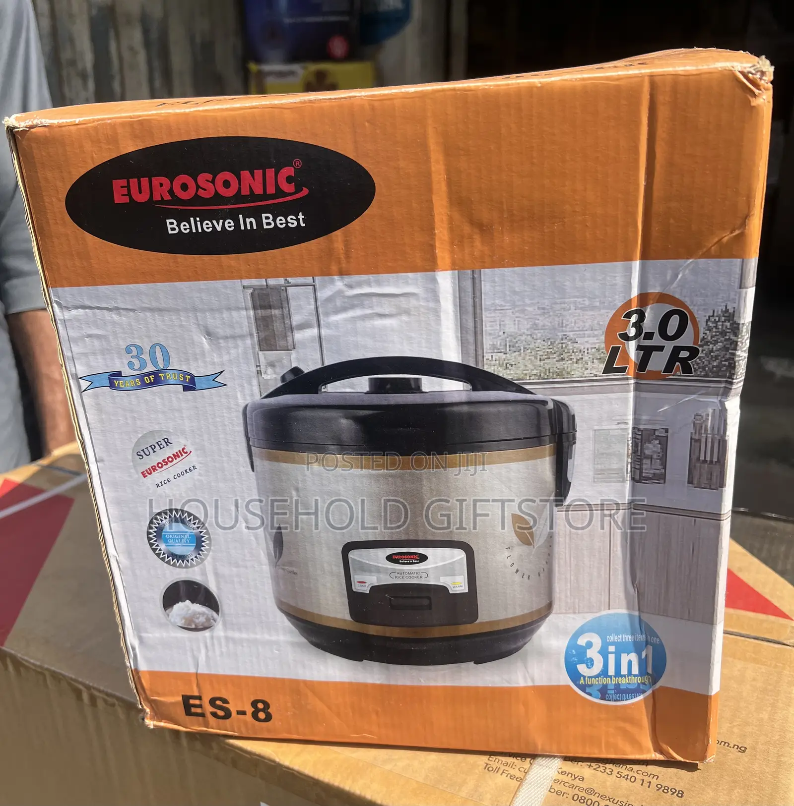 3l Eurosonic Electric Rice Cooker