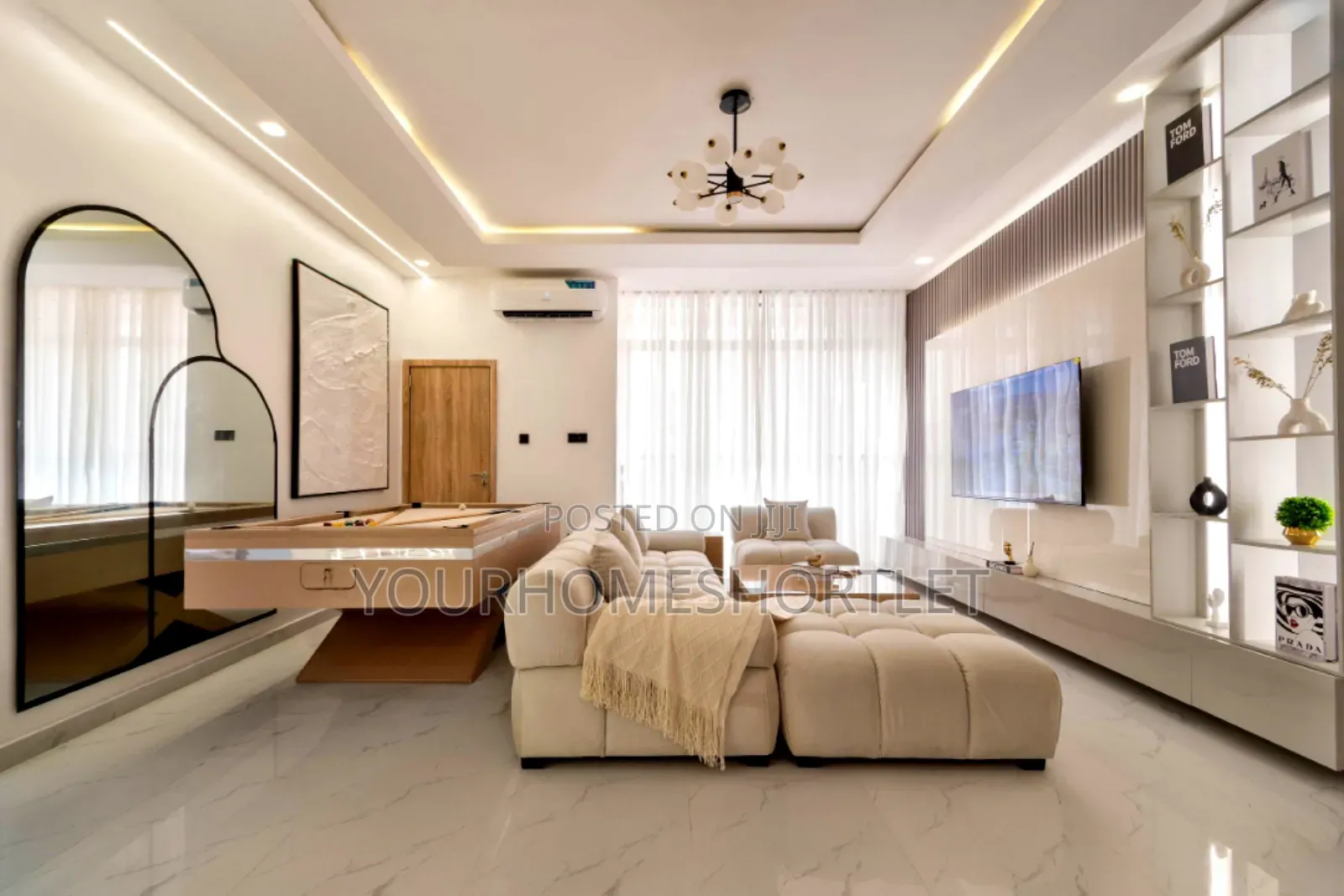 New 2 Bedroom With Pool and Snooker