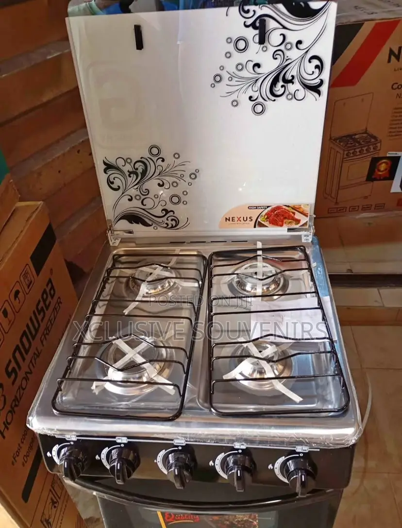 Nexus 4 Burner Auto Ignition Gas Cooker With Oven (4+0)