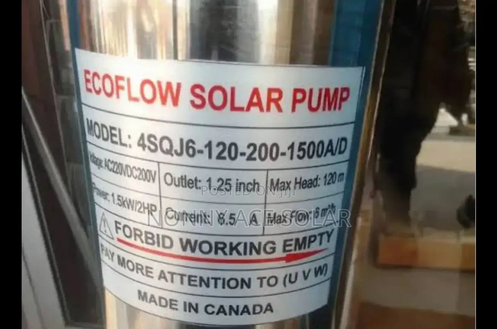 Ecoflow 2hp 1500watts Ac/Dc