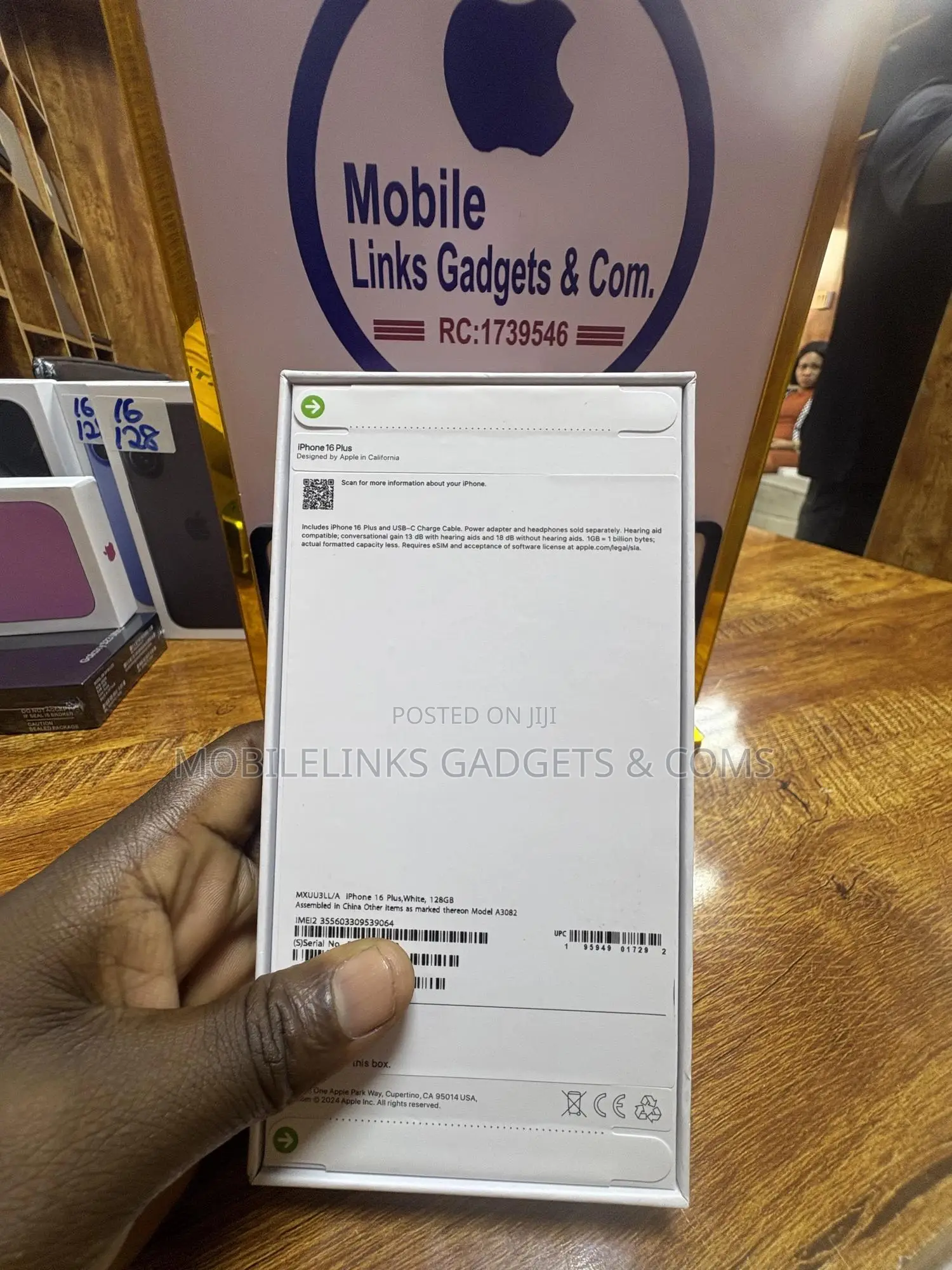 New Apple iPhone 16 Plus 256 GB Green