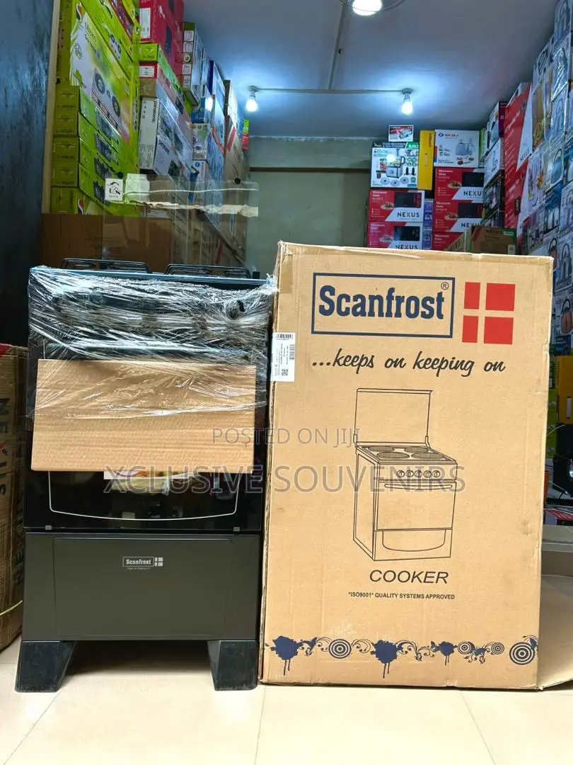 Scanfrost 4 Burner Gas Cooker With Oven