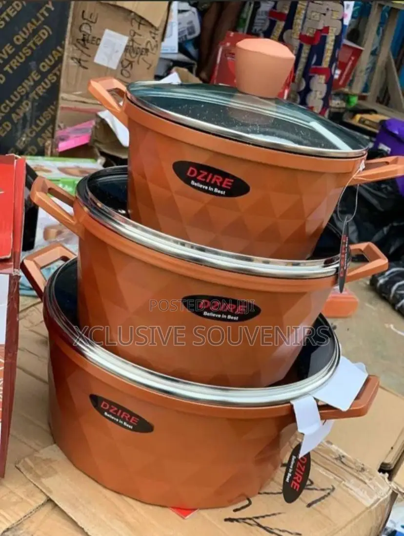 6pcs Non Stick Pot (Size: 20cm /24cm/28cm)