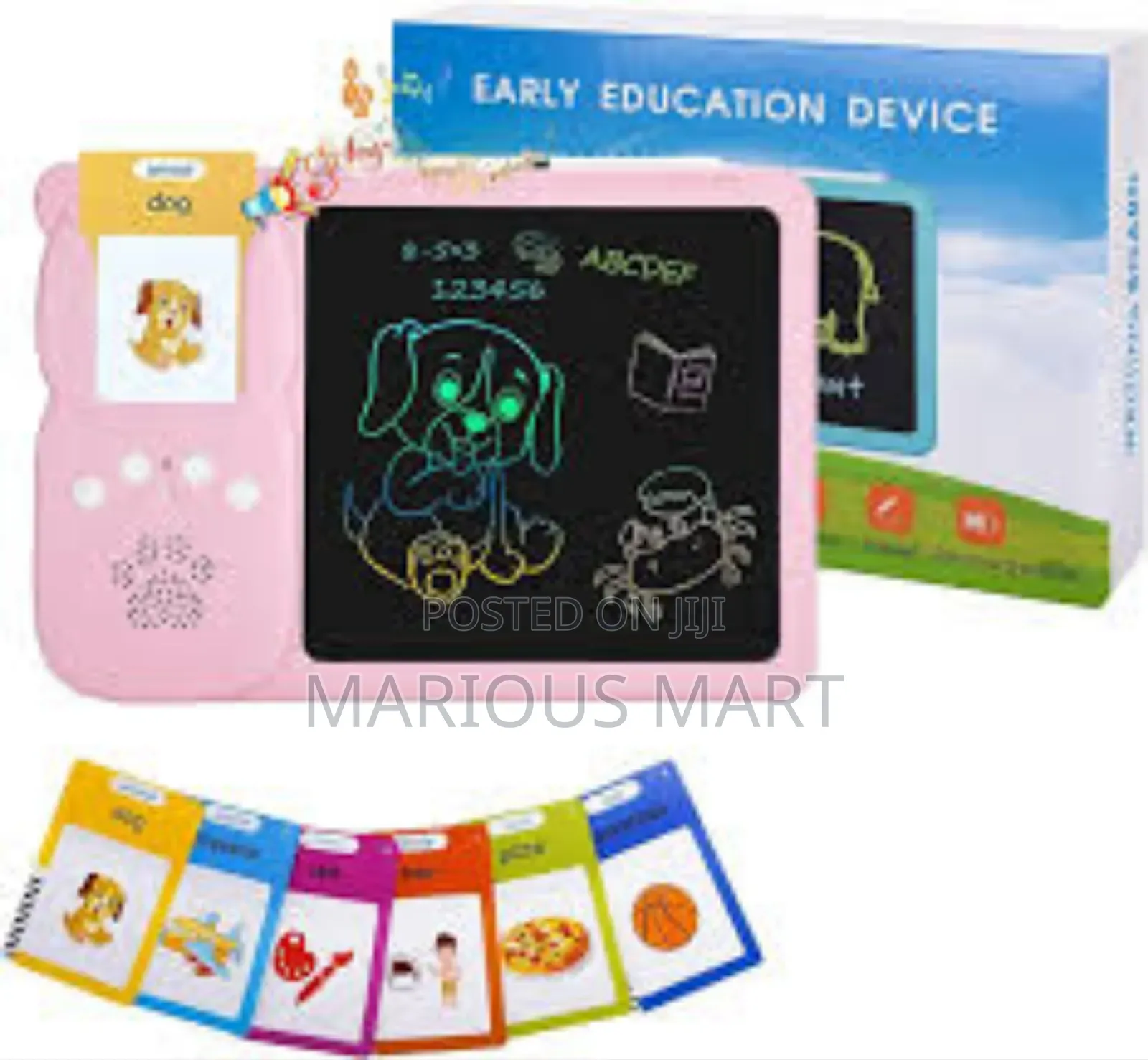 Kids' LCD Writing Tablet With Talking Flash Card