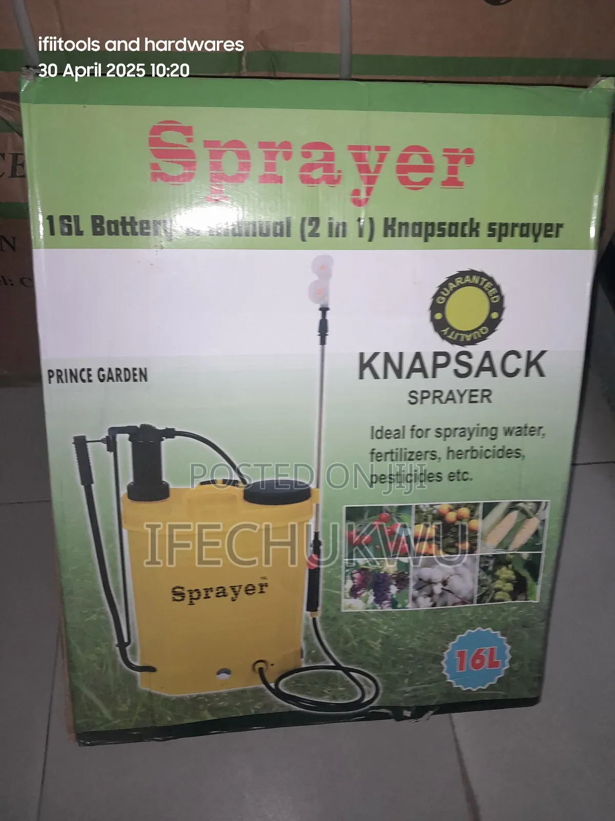 2 in 1 Knapsack Sprayer