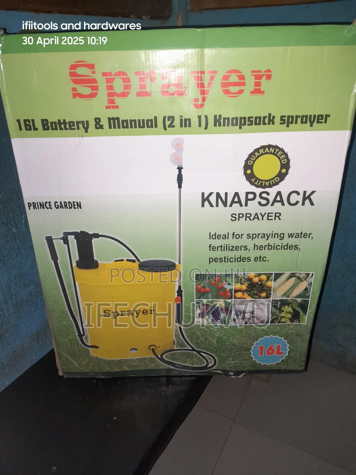 2 in 1 Knapsack Sprayer