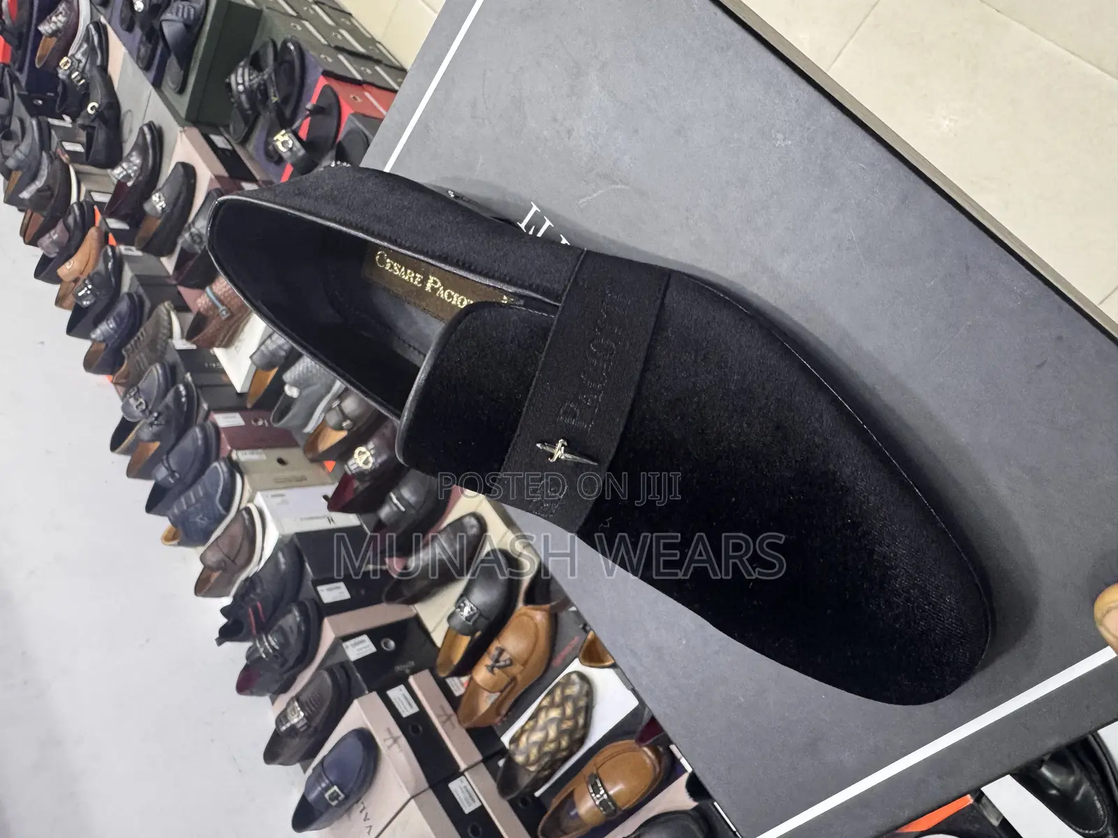 Italian Cesare Paciotti Velvet Shoes