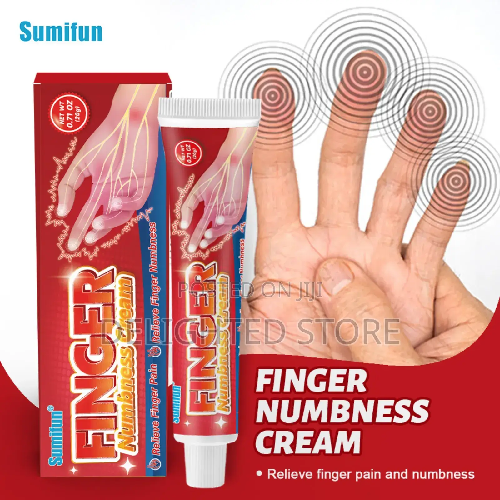 Sumifun Ling Numbing Cream -Fingers Feet Pain Relief Cream