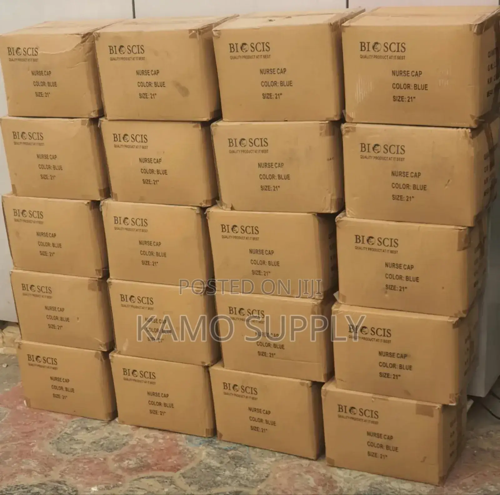 Disposable Nurse Cap/Hairnet Carton of 1000pcs